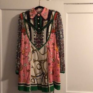 Coach 1941 Mixed Material Dress